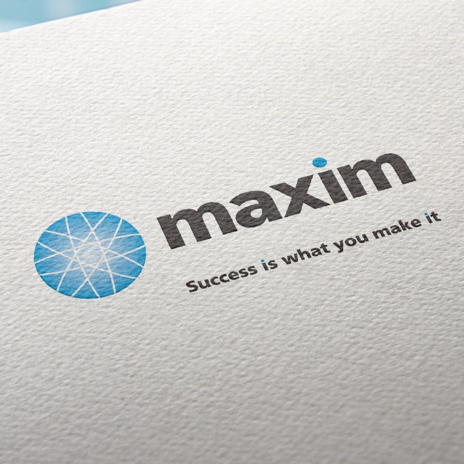 Maxim Logo and Tagline