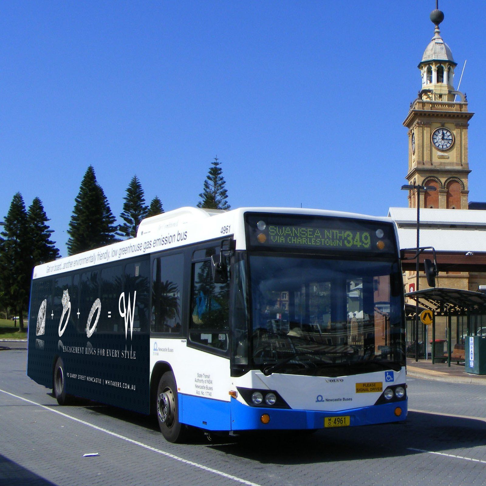 Newcastle Bus Billboard