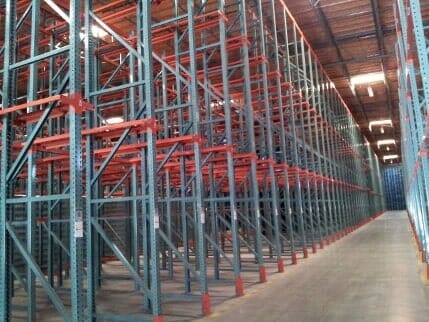 Blue and Red Pallet Racks - Shelving in North Hollywood, CA
