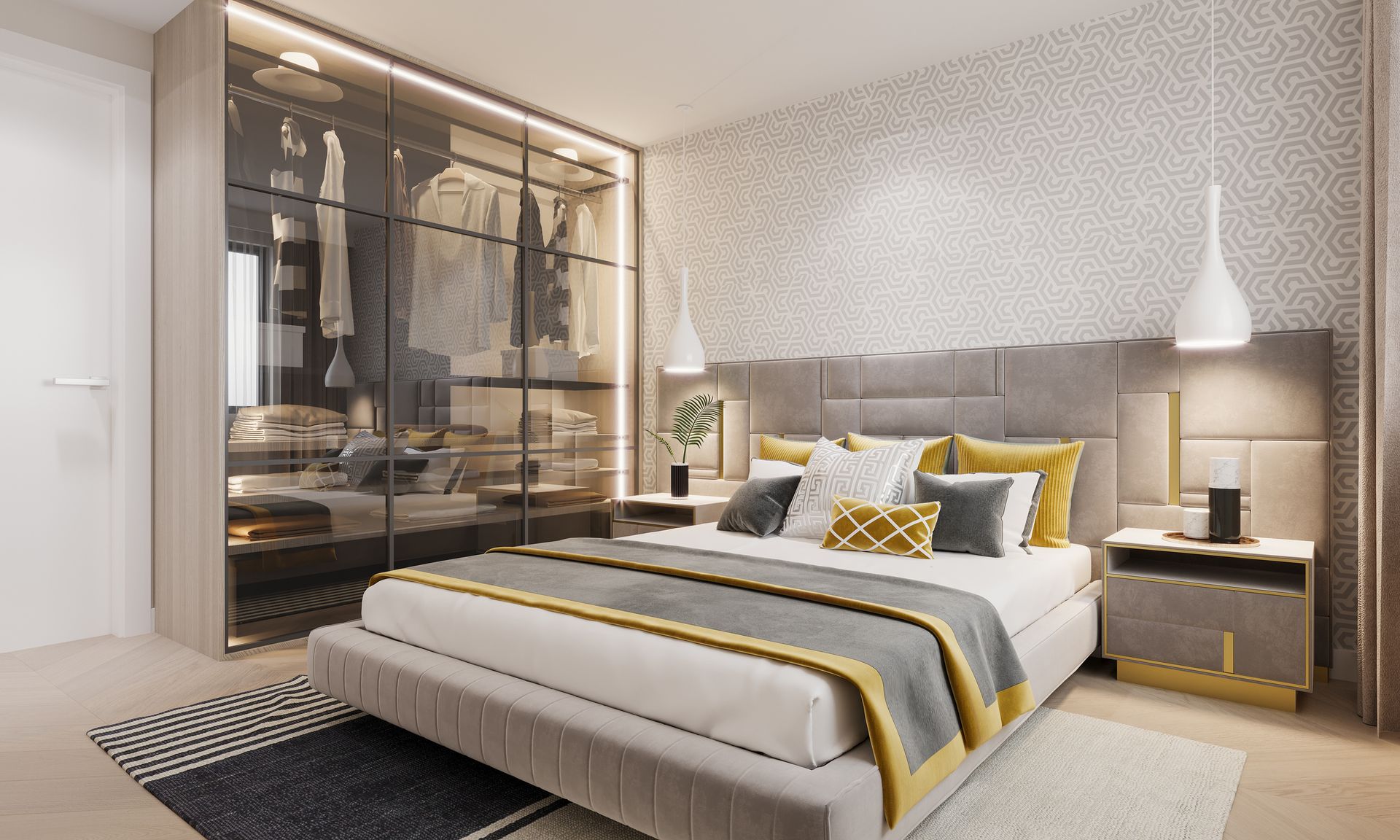 Bedding and pillow – Bonita Springs, FL – LG Interiors LLC