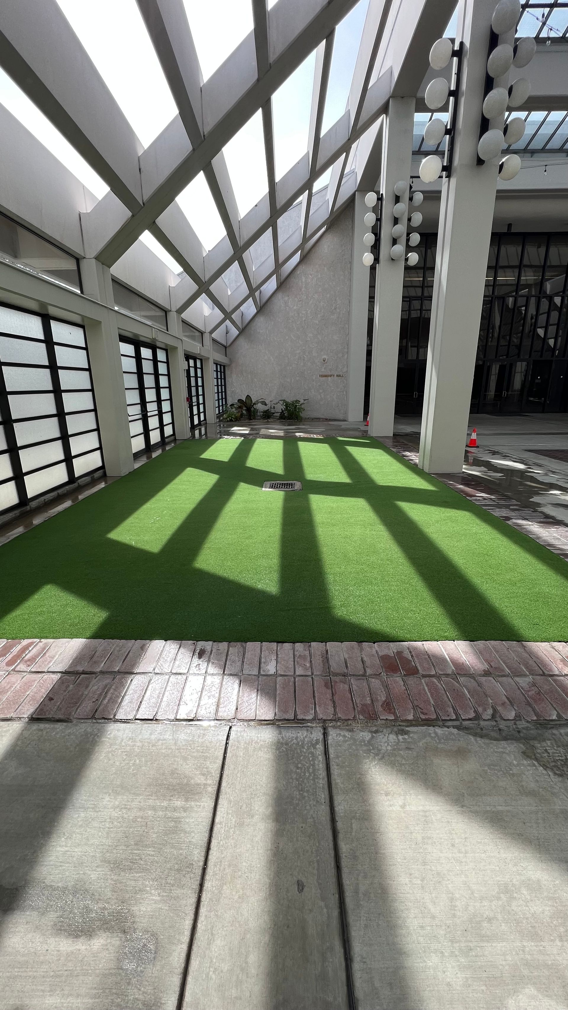 public works  artificial grass