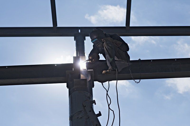 Welder connecting using welding