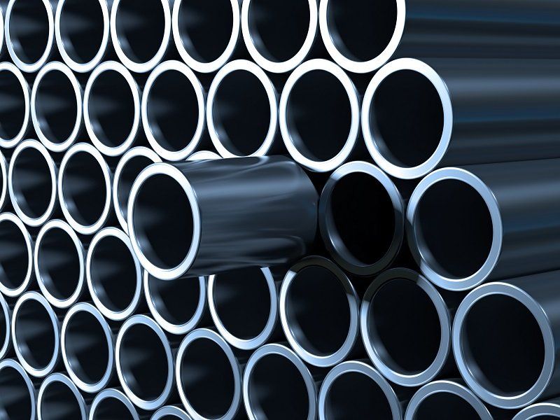 Hollow steel pipes