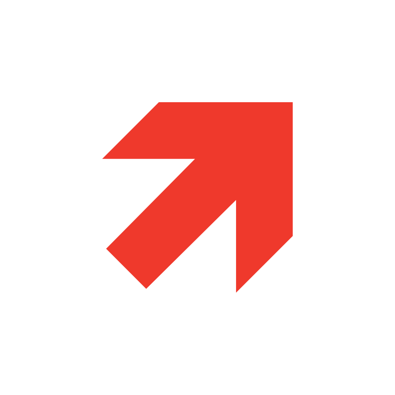 Red arrow pointing up and to the right.
