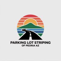 Parking Lot Striping of Peoria AZ logo for professional striping and asphalt services