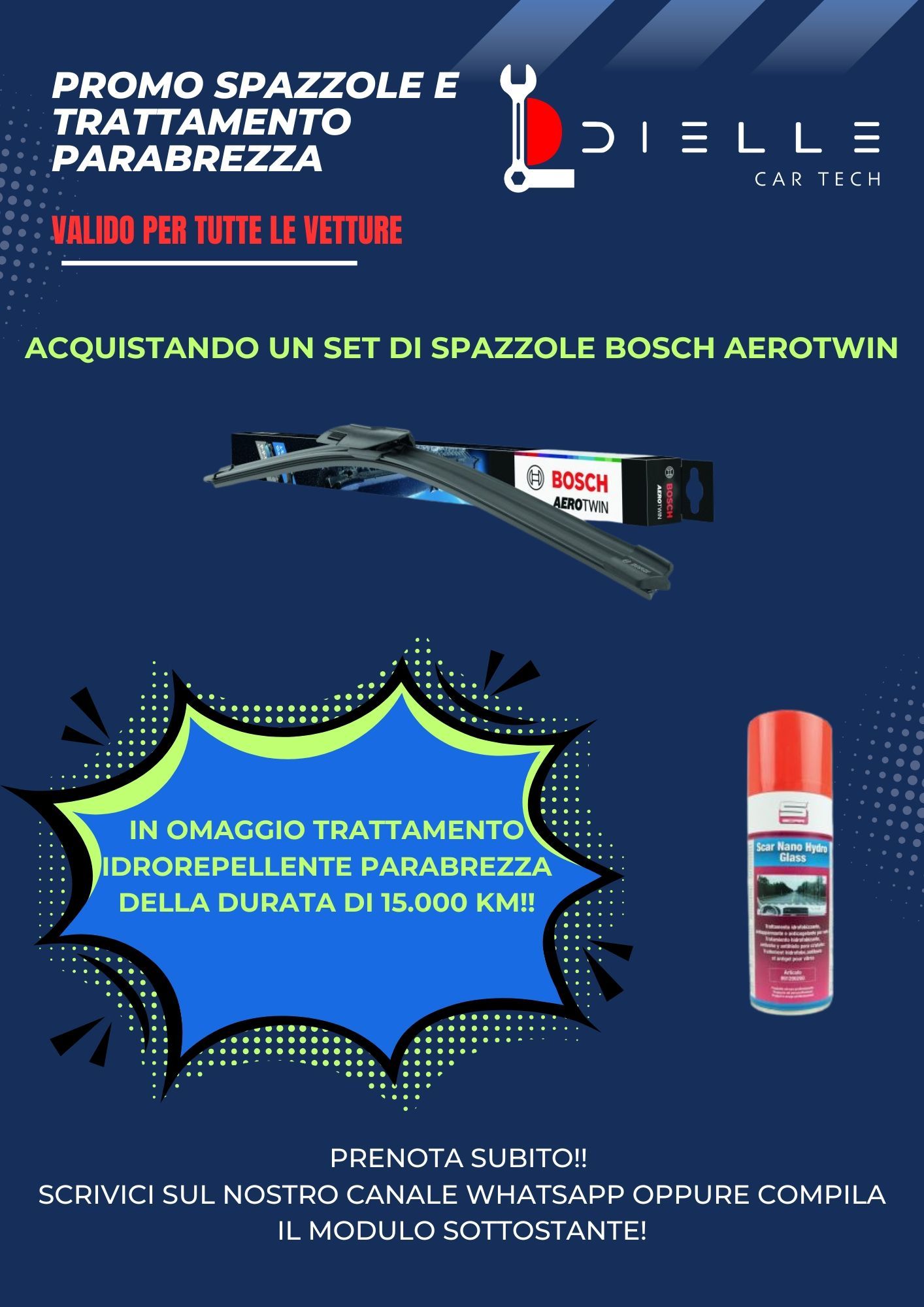 DIELLE CAR TECH - PROMO KIT ADDITIVI WARM UP