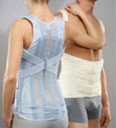 Busto semirigido con spallacci