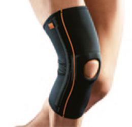 Ginocchiera tubolare in tessuto AirX con stabilizzatore rotuleo