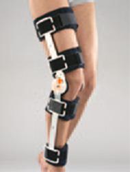 Ginocchiera postoperatoria a movimento graduato