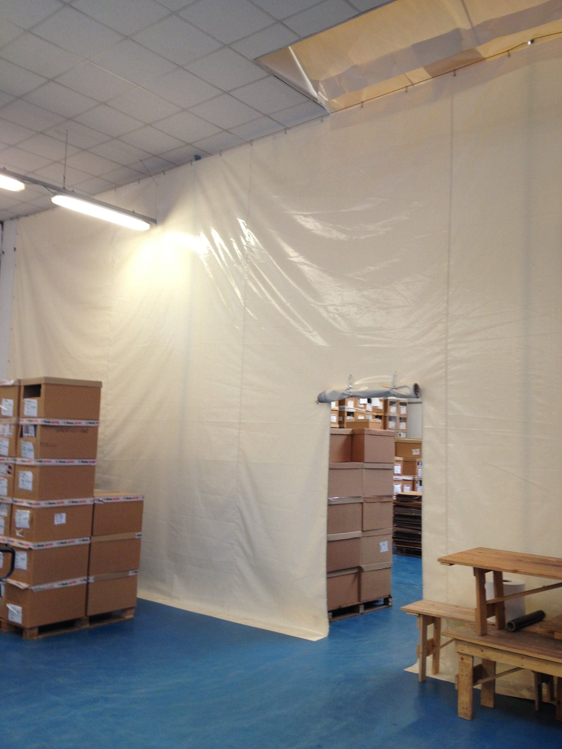 teloni divisori per fabbriche