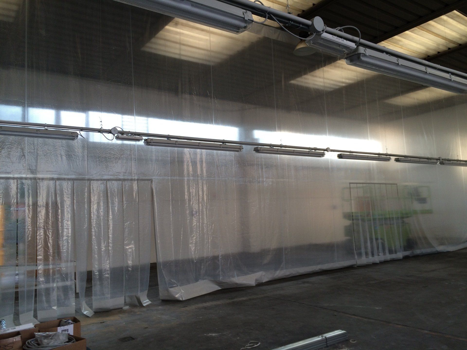 teloni divisori per produzione alimentare