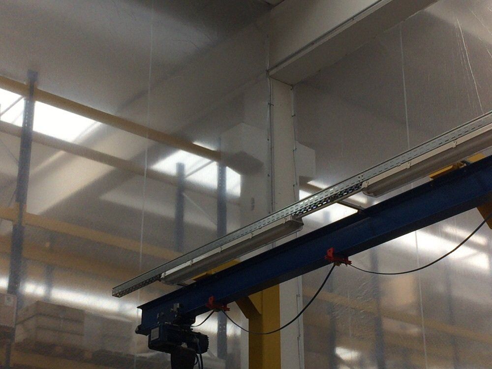 teloni divisori semi trasparenti