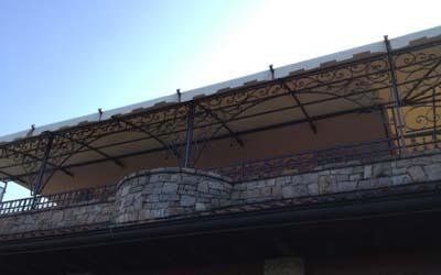 terrazzo con copertura