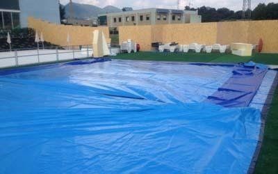 telone per copertura piscina di grandi dimensioni