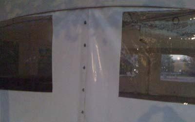 struttura realizzata in PVC