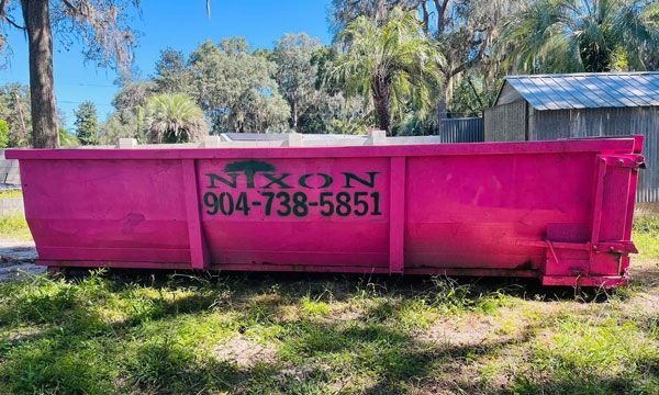cost to rent a 20 cubic yard dumpster from Nixon Outdoor Services