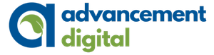 Advancement Digital logo: Blue 