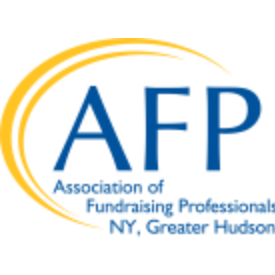 The logo for the association of fundraising professionals ny greater hudson