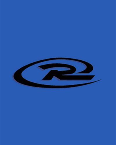 Black Rush logo with blue background
