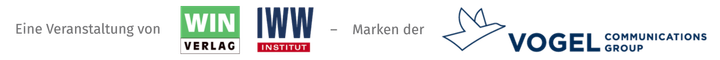 Eine Veranstaltung von WIN Verlag und IWW Institut, Marken der Vogel Communications Group