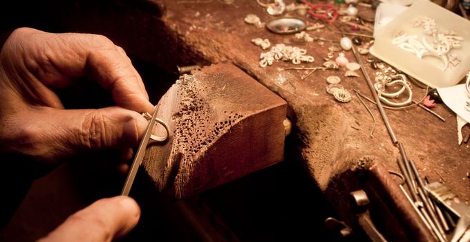 Jeweler's Hands Doing a Repair — Palm Desert, CA — D. Bierfeldt Jewelers