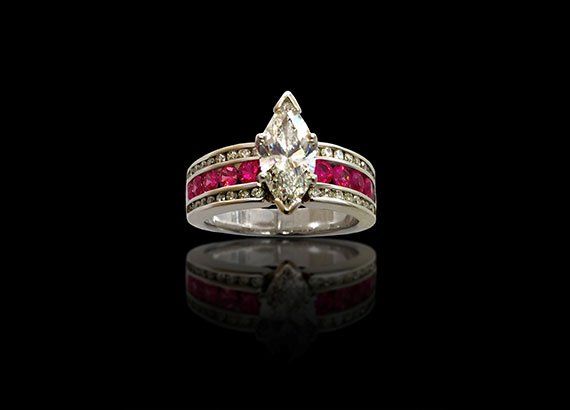 Elegant Engagement Ring — Palm Desert, CA — D. Bierfeldt Jewelers