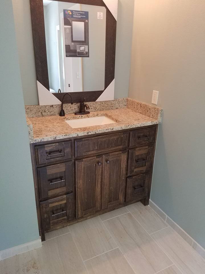 Custom Bathroom Cabinet   — Custom Cabinets in Spring, AR