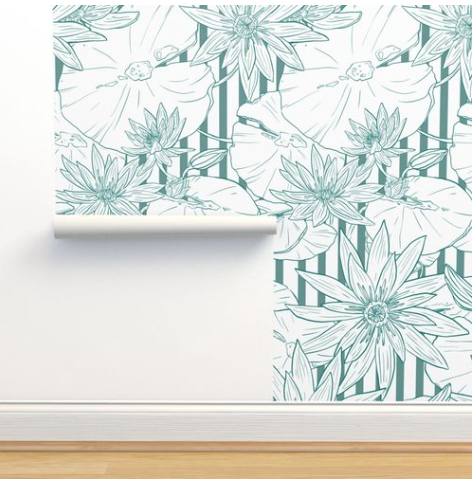 Lily Lagoon Wallpaper