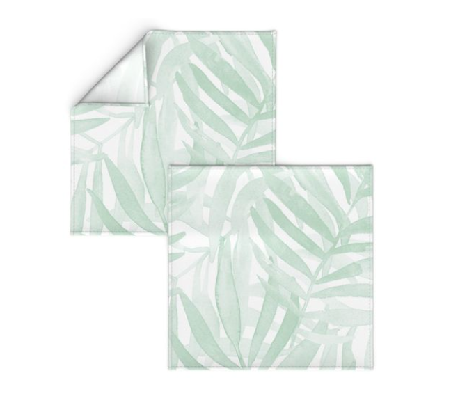 Tropical Sea Foam  Napkin