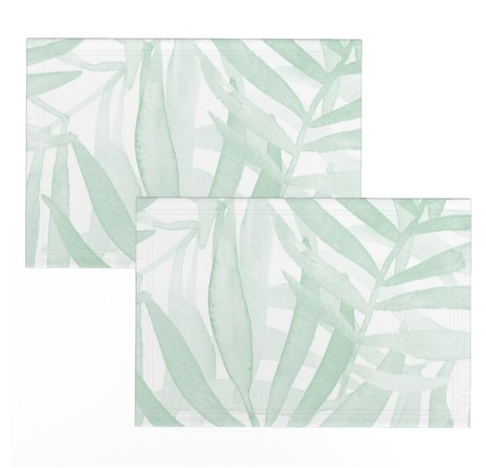Tropical Sea Foam  Placemats