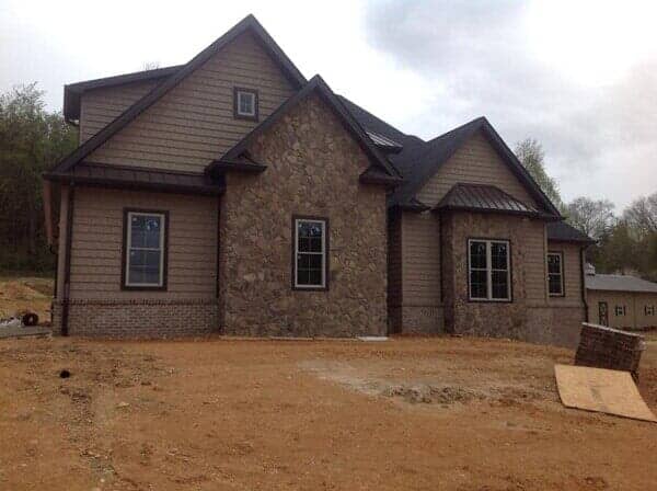 house with custom stone siding — custom siding in Elizabethton, TN