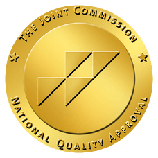 A gold coin that says the joint commission national quality approval