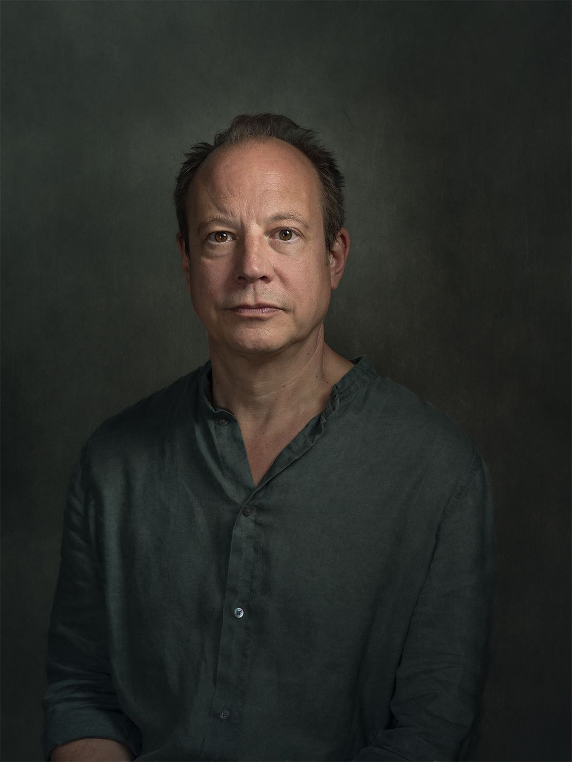 Close up portrait of a man in colour
