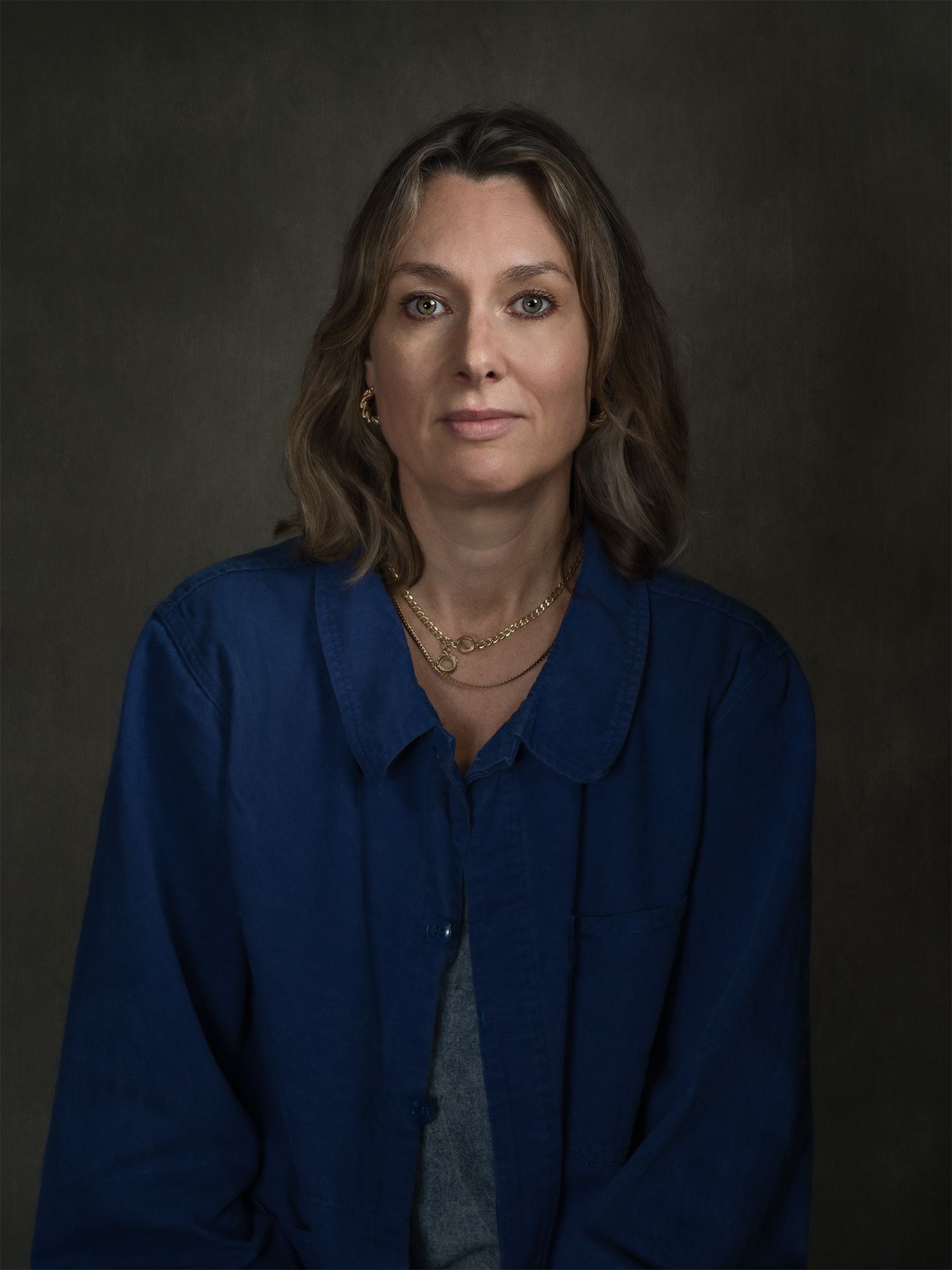 A portrait of a woman in colour