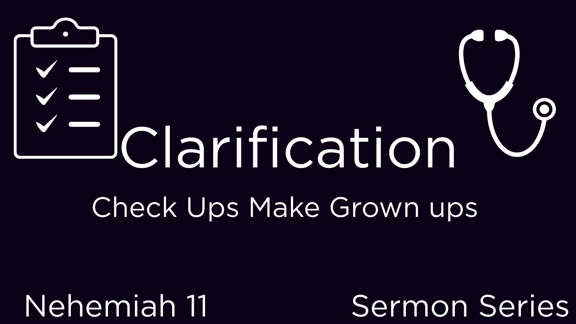 Completion Sermon Series