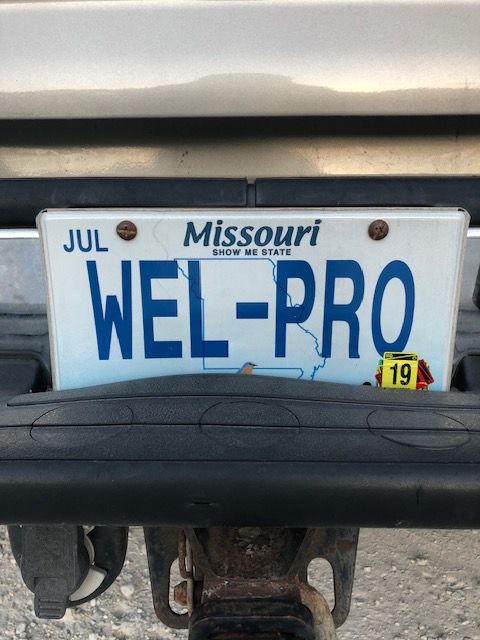 Missouri license plate 