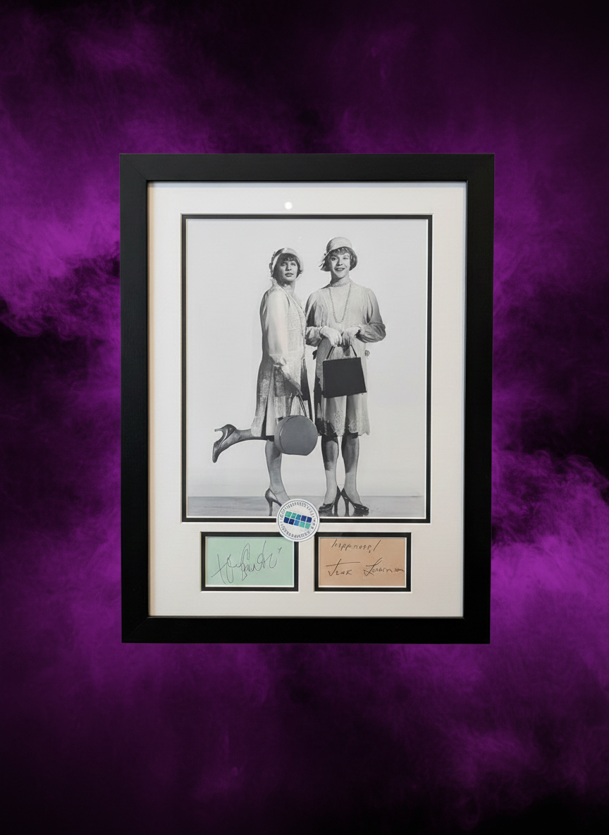 Tony Curtis & Jack Lemmon Some Like It Hot Hand Signed Album Pages