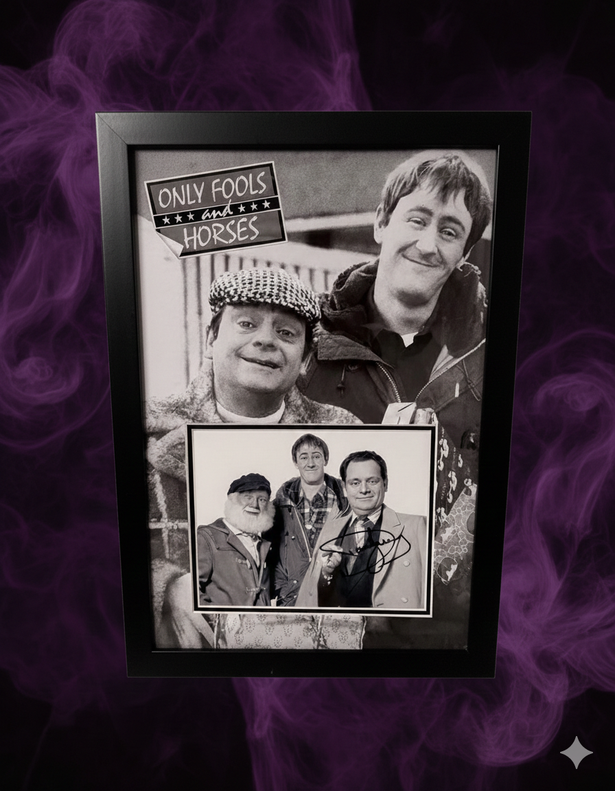 Signed David Jason photo