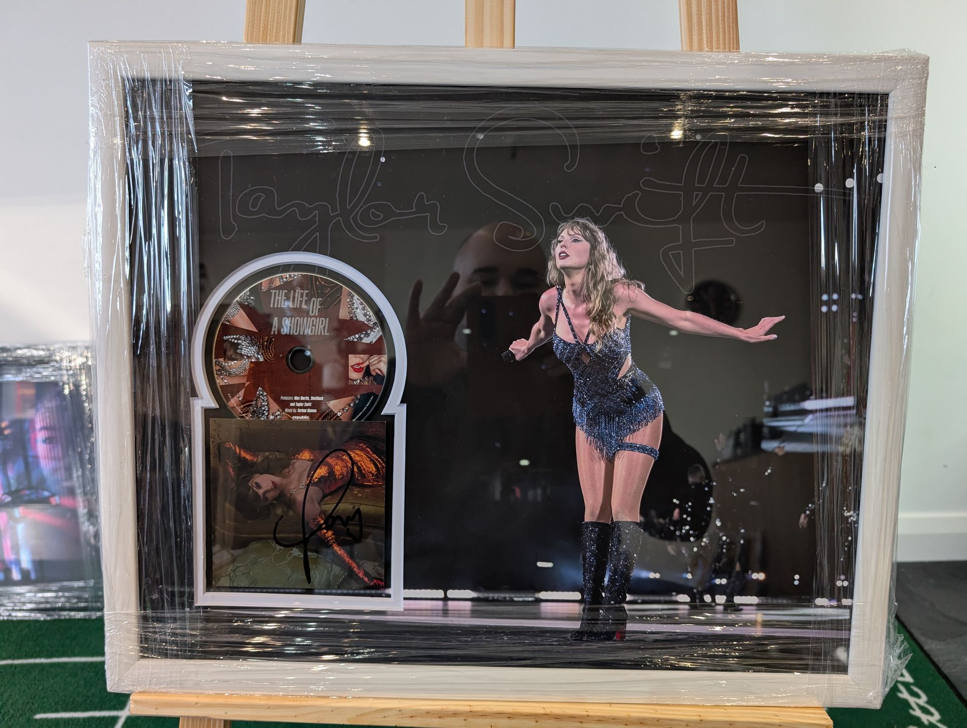 Taylor Swift Life of a Showgirl Hand Signed CD Insert