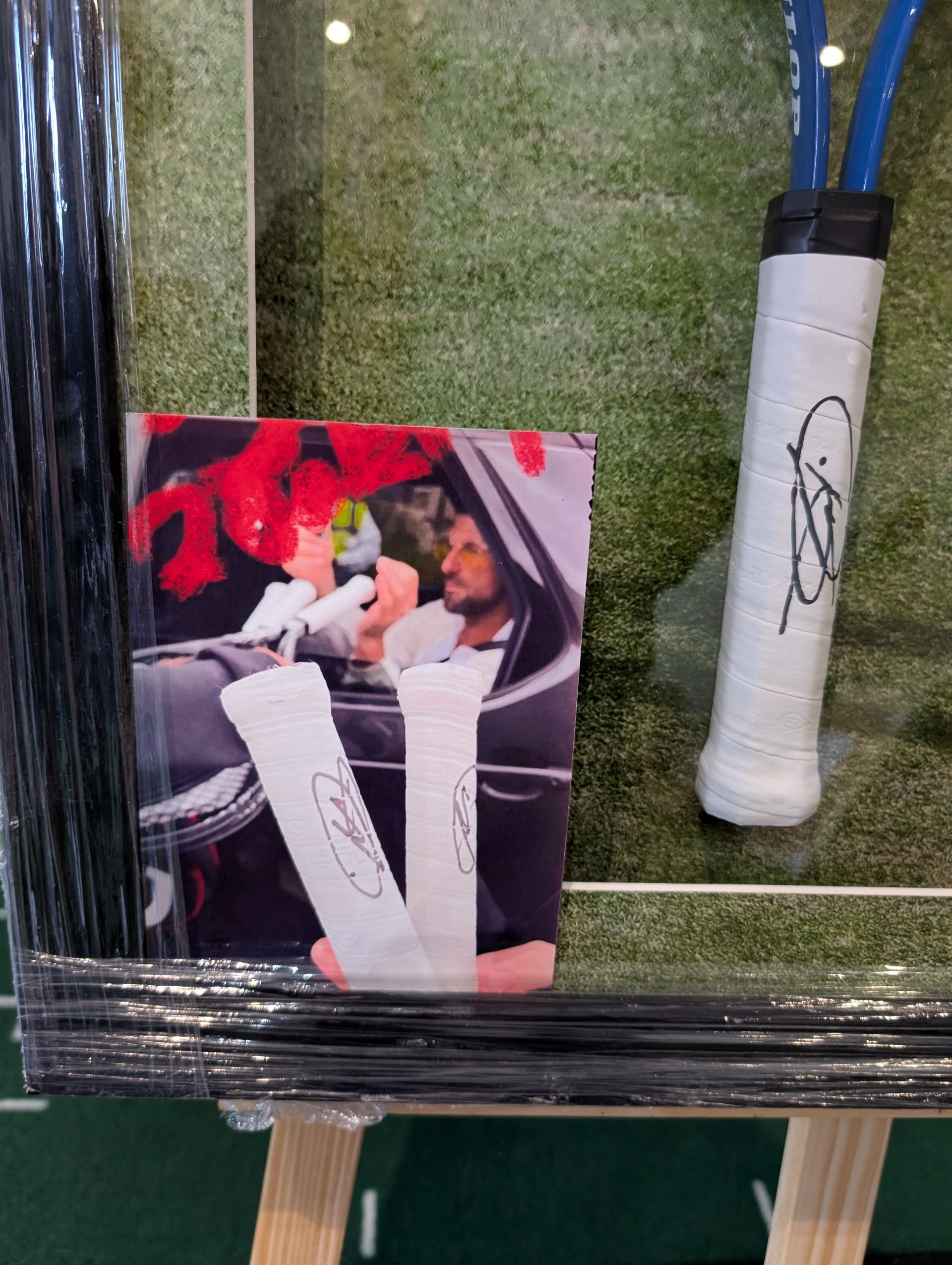 Novak Djokovic Hand Signed Tennis Racket