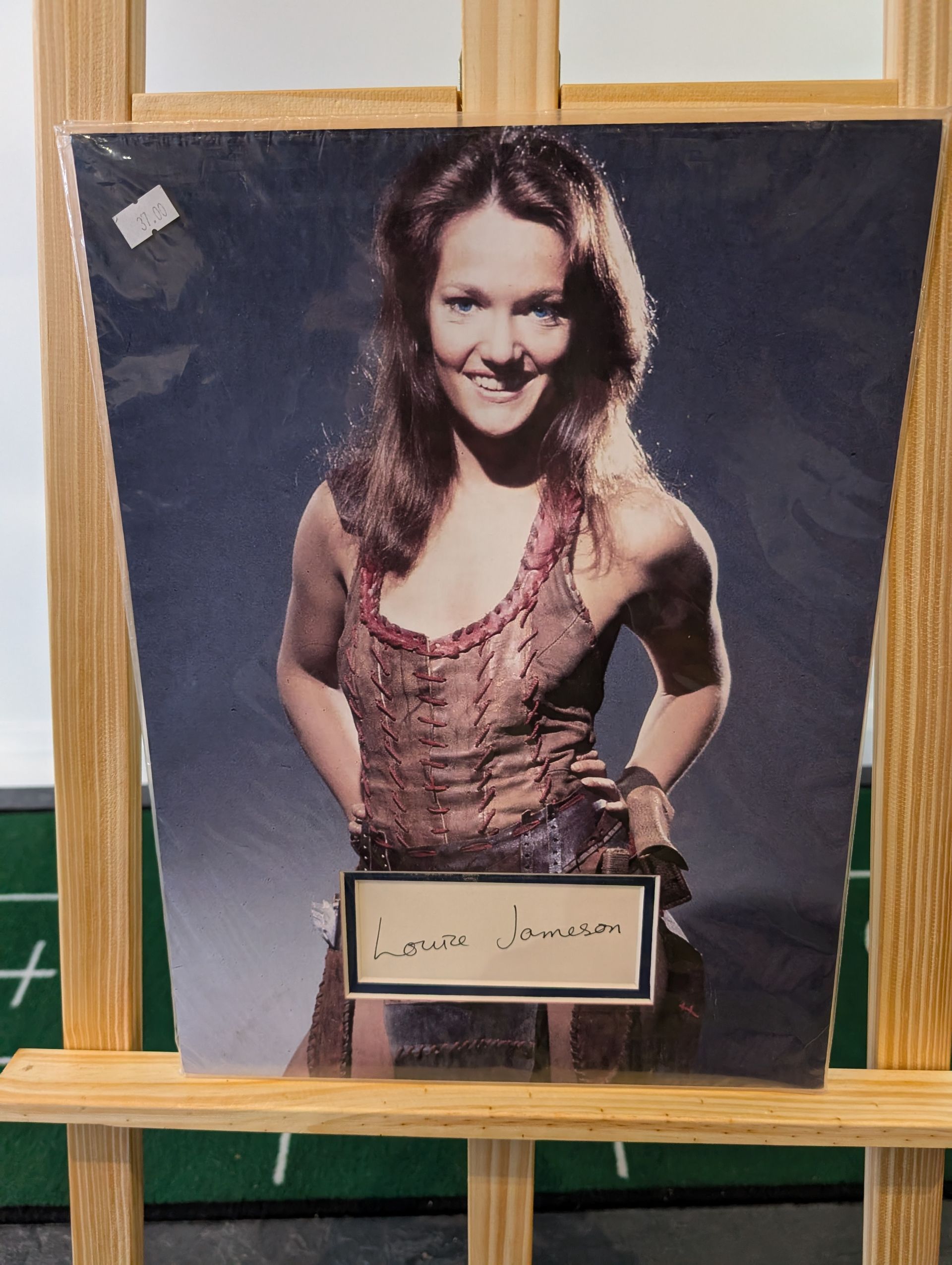 Louise Jameson Hand Signed Index Card