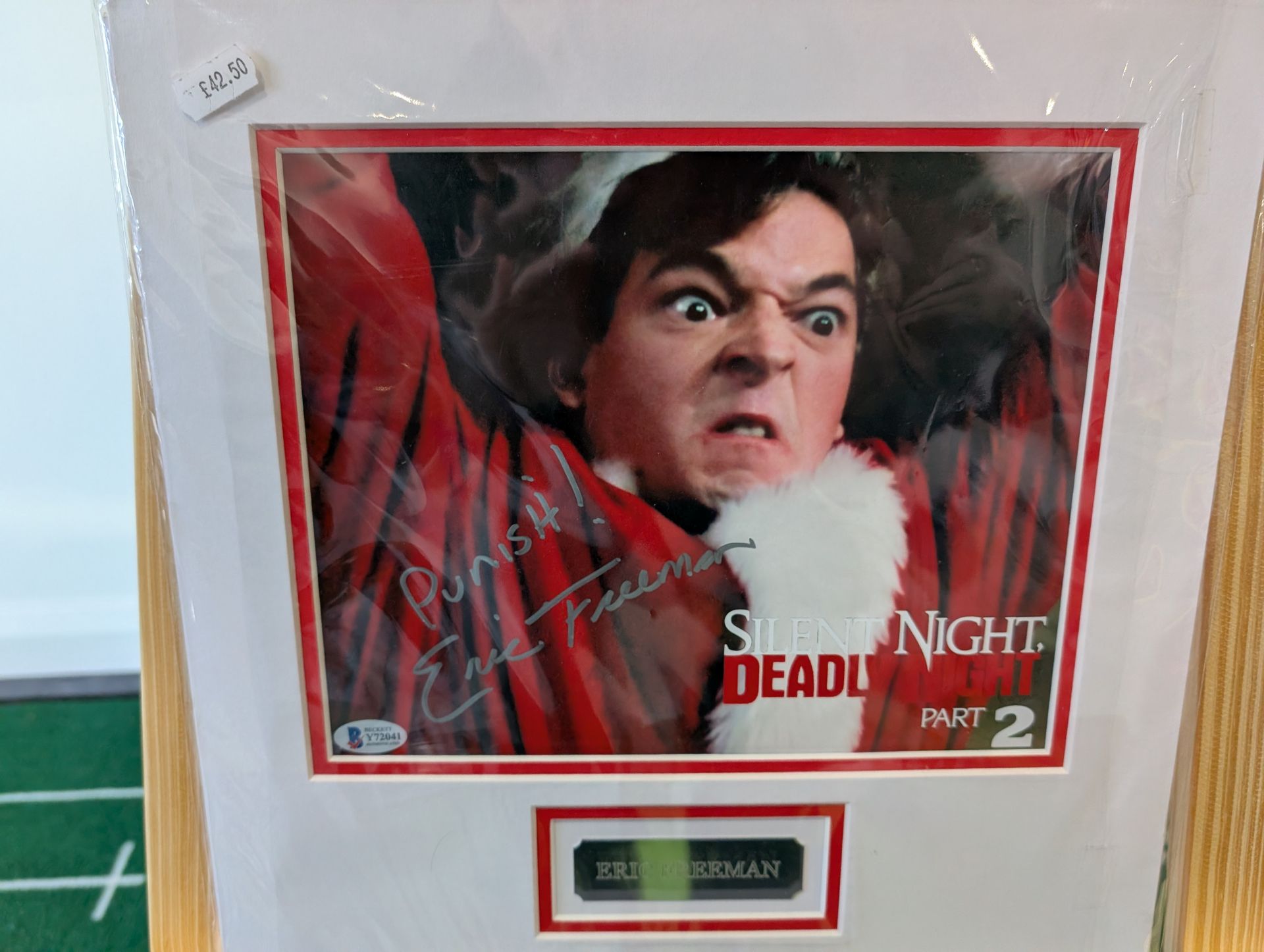 Eric Freeman Silent Night, Deadly Night Part 2 Hand Signed Photograph