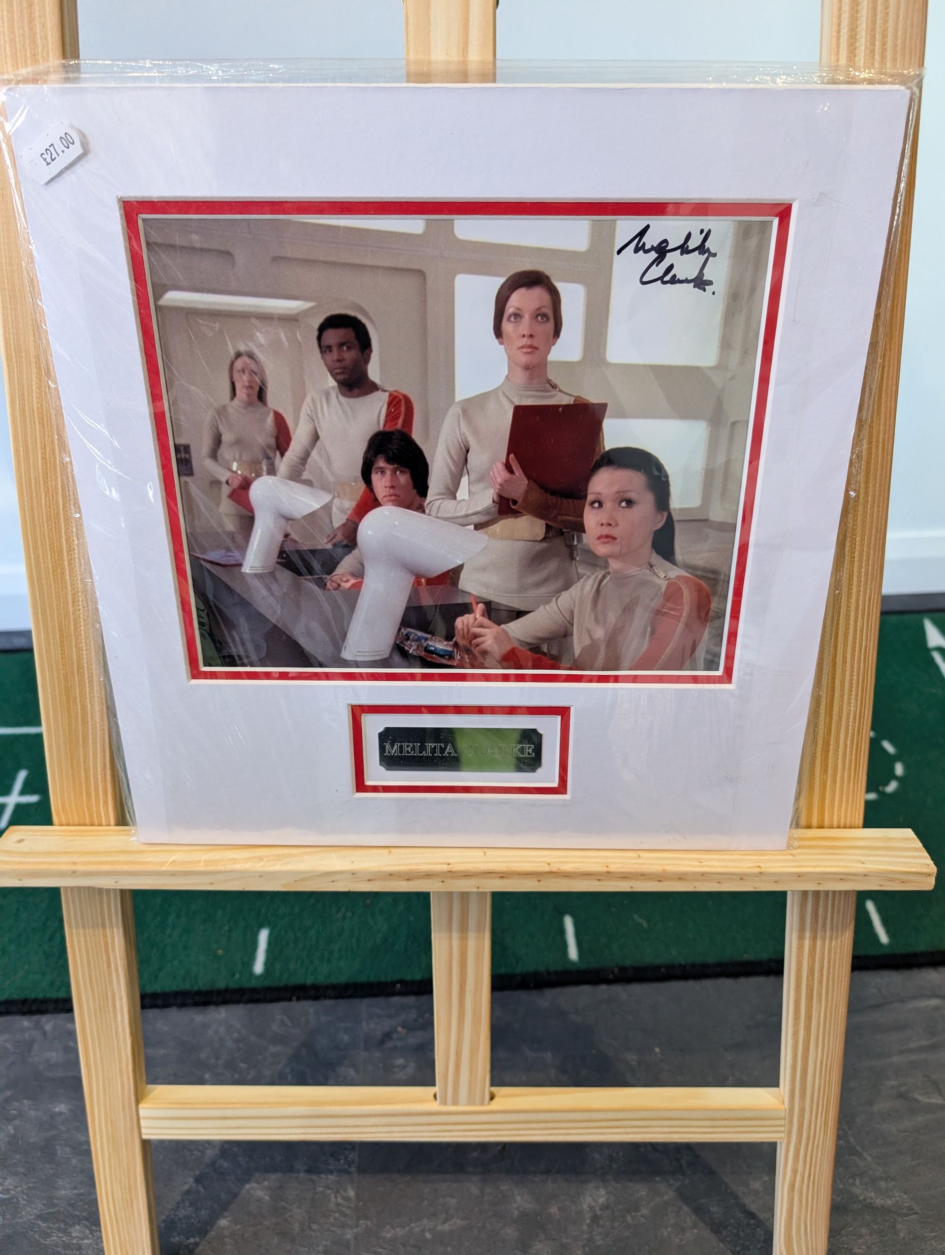 Melita Clarke Hand Signed Photograph