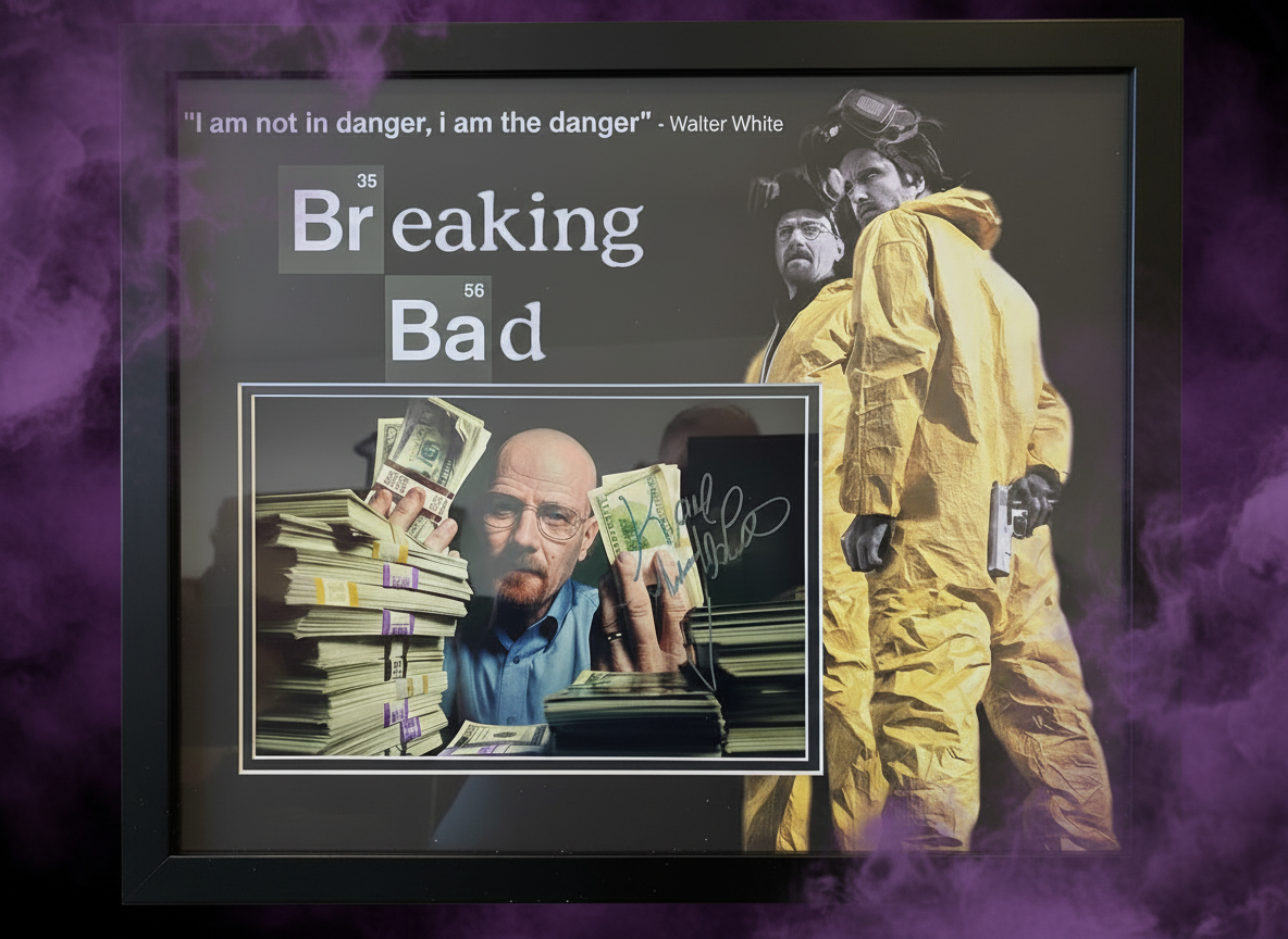 Bryan Cranston Hand Signed Breaking Bad Photo
