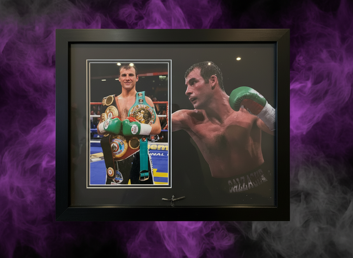 Joe Calzaghe Hand Signed Photograph