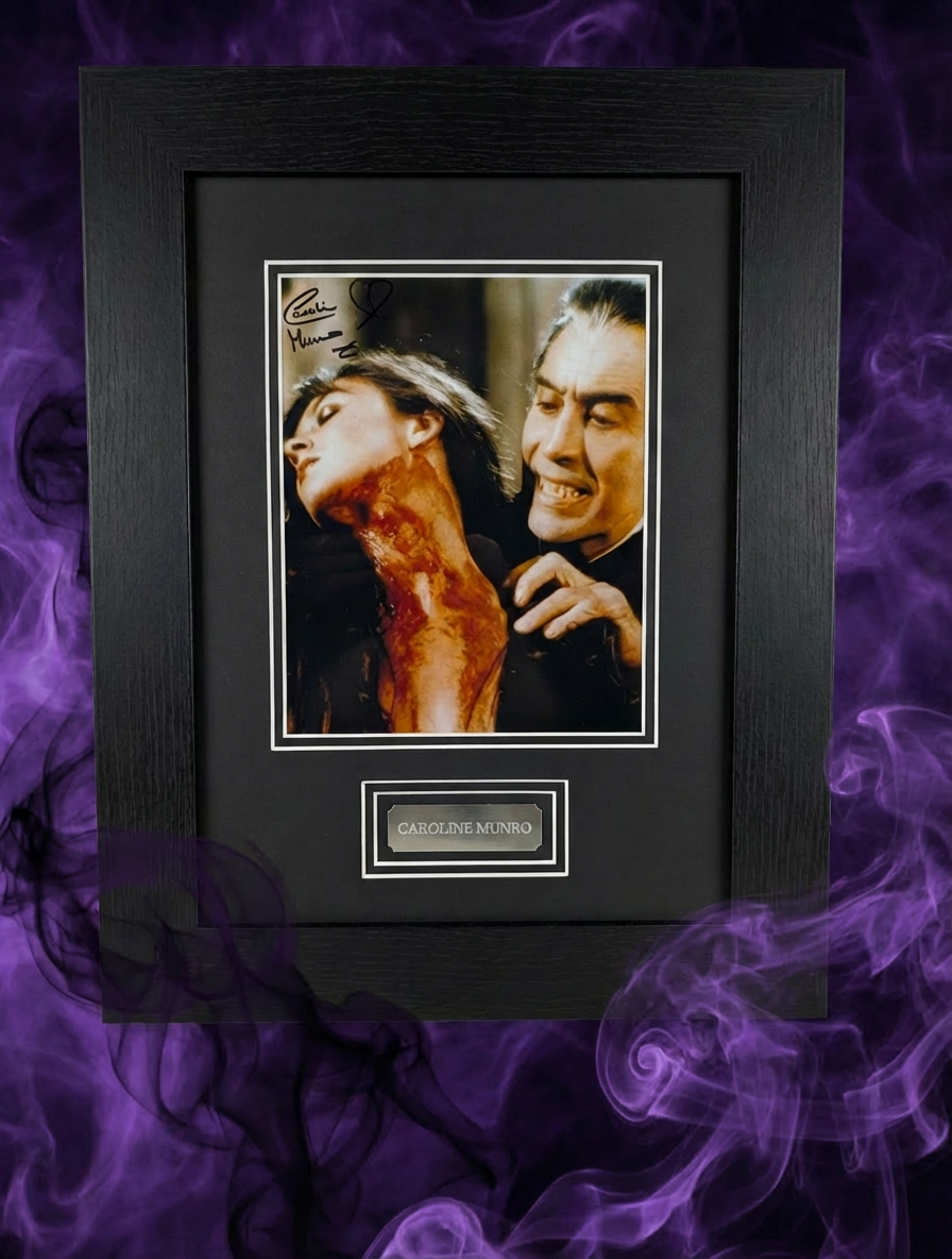 Caroline Munro Dracula Hand Signed Photograph