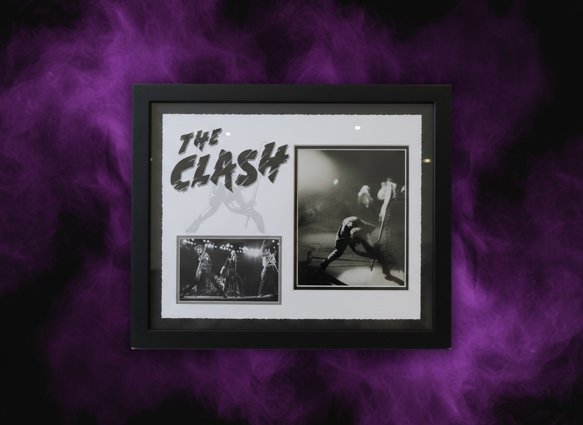 The Clash - M Jones & P Simonon Hand Signed Photograph