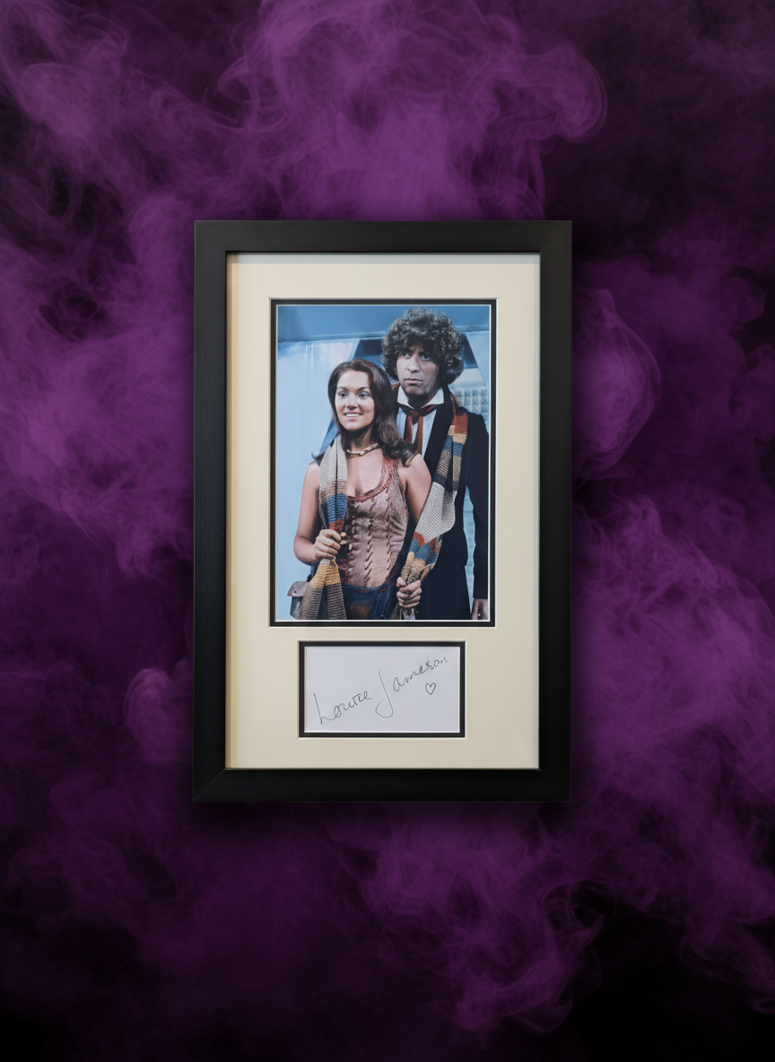 Louise Jamseon Dr Who Hand Signed Index Card