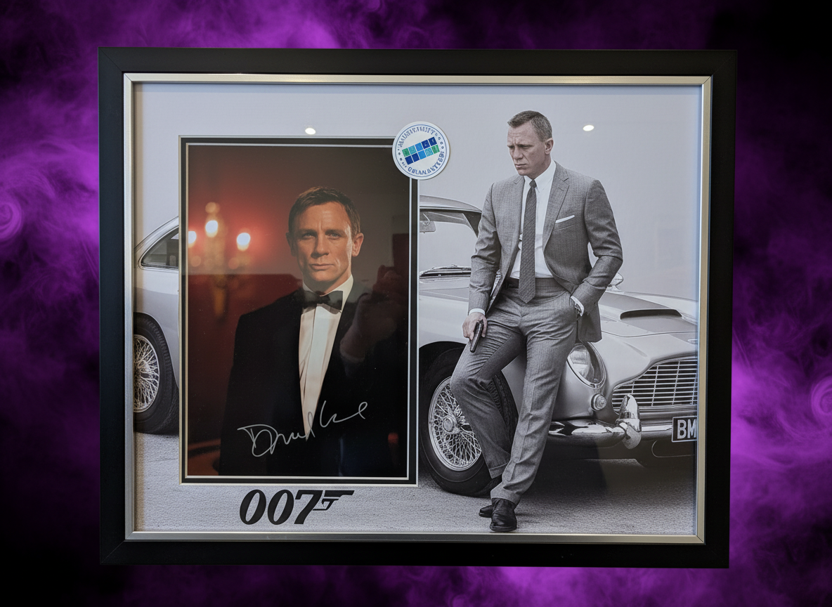 Daniel Craig 007 Hand Signed Photograph