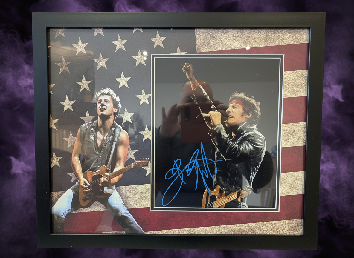 Bruce Springsteen Hand Signed Photograph